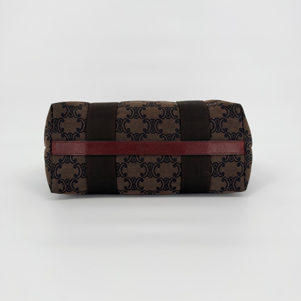 Celine Triomphe Small Tote Brown Monogram Canvas Vintage Luxury Old Money Fall - Picture 8 of 16